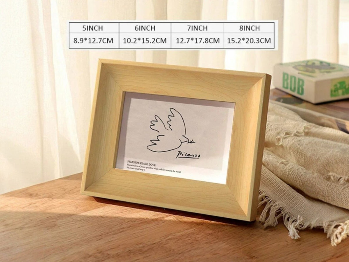 MOKU Retro Elegance Wood Frame – Timeless Design for Artful Spaces